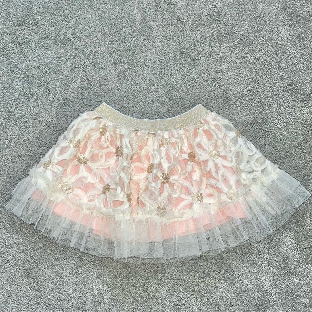 24m Baby Sara Sara Hannah Banana Girls 3pc Matching Outfit Set Top Skirt Sweater - Picture 7 of 10